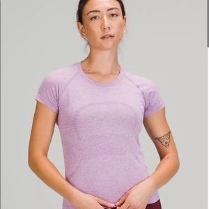 Lululemon short sleeve shirt purple